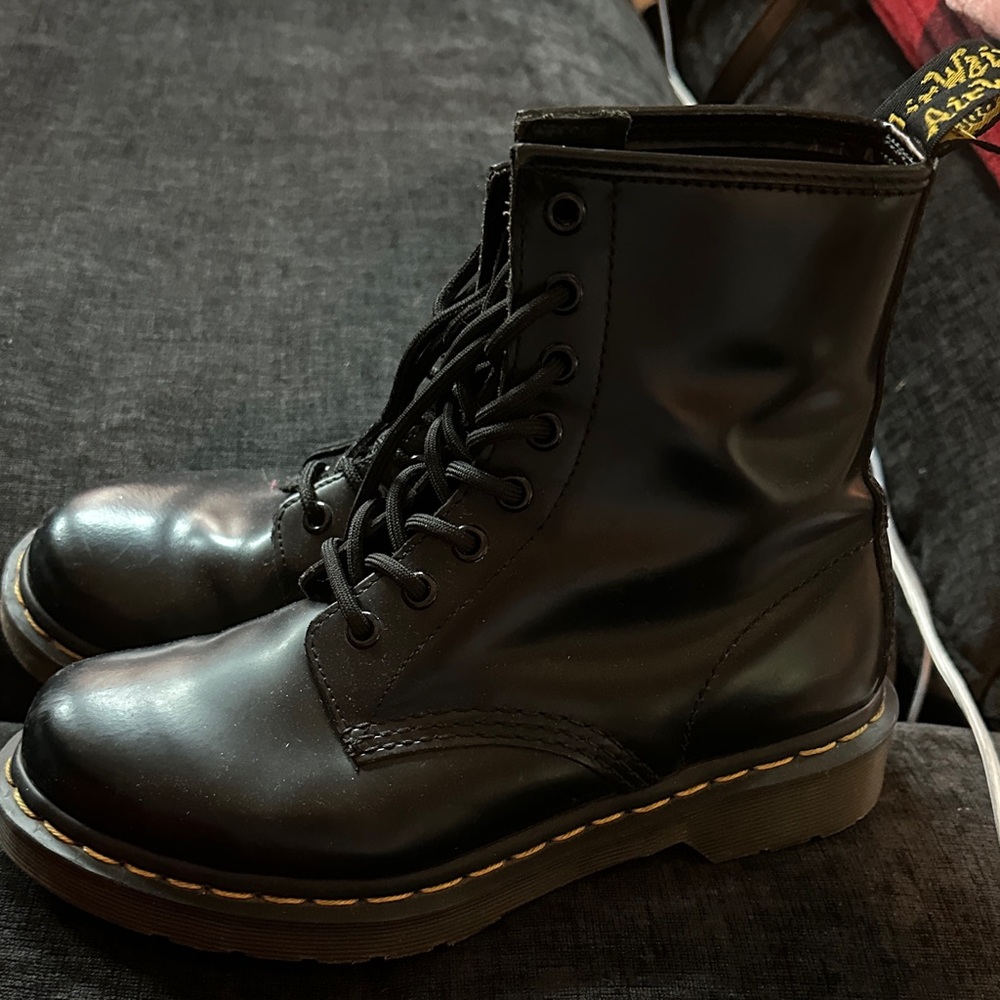 Dr. Martens Classic Black Lace-Up Boots